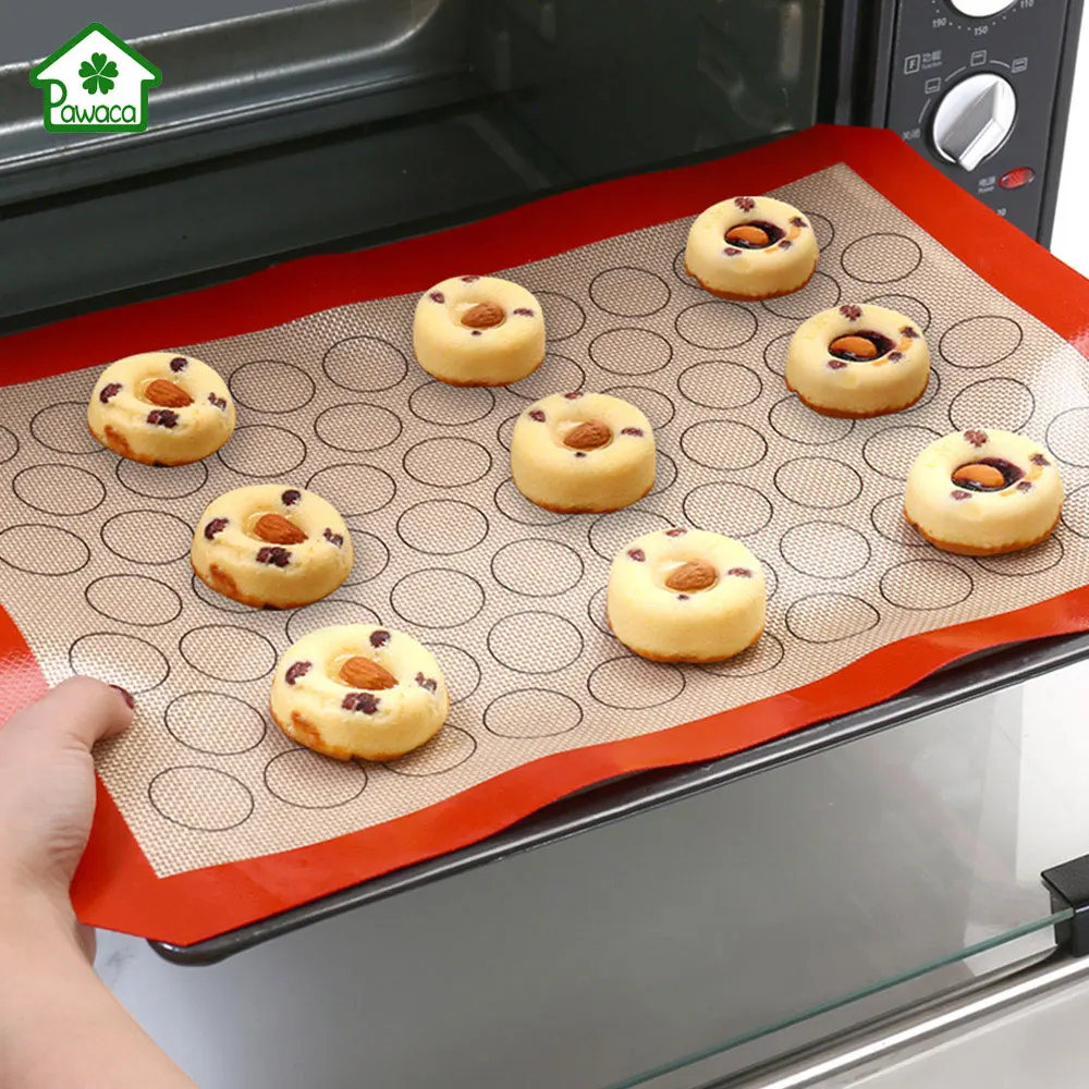 Silicone Fibreglass Non Stick BBQ Mat Baking Tray Oven Liner Dough