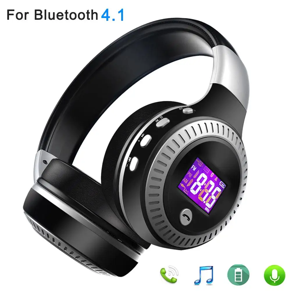 

HOT New B19 Bluetooth 4.1 Wireless Stereo Headphone Foldable Headset Bass Earphones