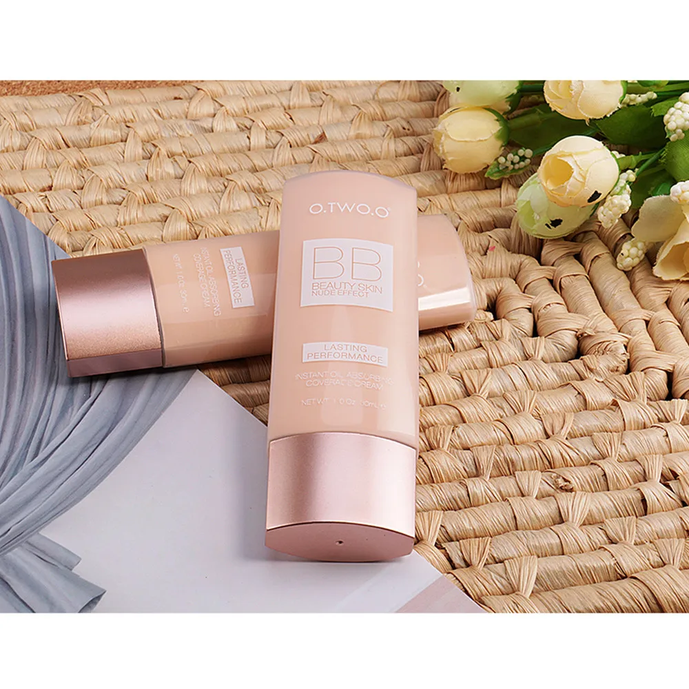 

O.TWO.O 30ml BB Cream Foundation Makeup Full Cover Face Makeup Concealer Lasting Oil Control Moisturizing