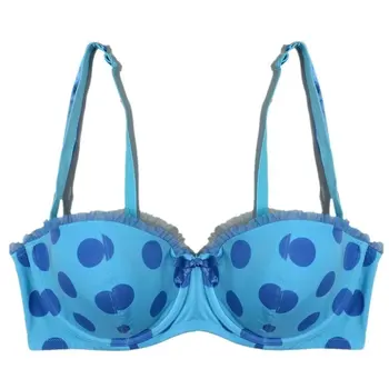 

European and American large bra large cup, big round thin cup soft cup lady underwear 3/4 bra 95D