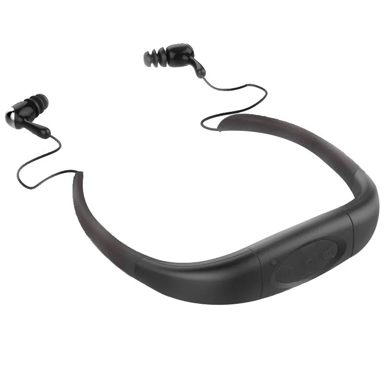 IPX8 водонепроницаемый плавательный MP3 плеер спортивные беспроводные Bluetooth