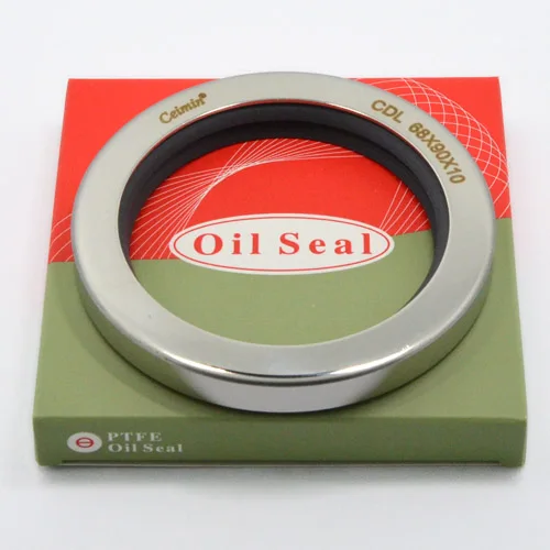 

68*90*10 mm Counterclockwise Dual PTFE Lip Stainless Steel Oil Seals Screw Air Compressor Spare Parts