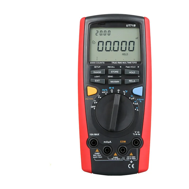 

High Quality Professional Intelligent LCD Digital AC DC Current Voltage USB Digital Portable Resistance Tester Multitester UT71B