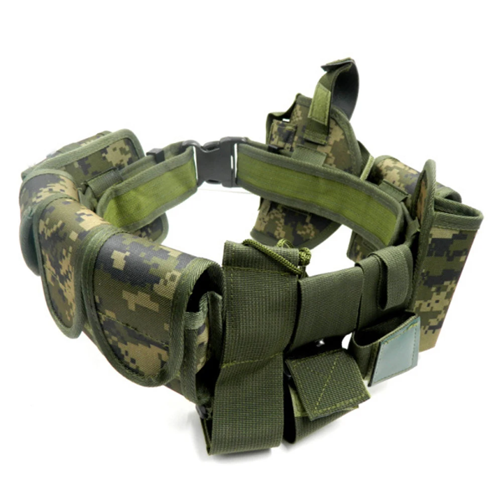 

Lixada Outdoor Tactical Belt Military Duty Utility Belt Pouches Holster Gear Law Enforcement Modular Equipment Police Security