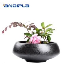 Кэндзан Цветочная композиция цветок керамический горшок винтажная ваза/Декор в гостиную бонсай сеялки завод холдинга/home пиала Из чайного сервиза