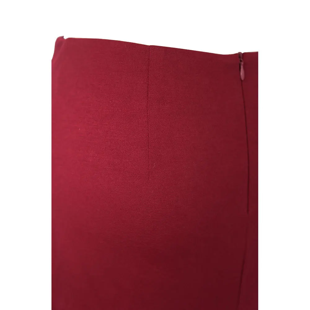 Плюс размеры S-4XL пикантные для женщин юбки карандаши Империя раза Твердые Формальные работы юбка для офисные женские