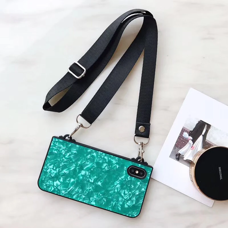 Чехол для iPhone SE 2020 Xs Max Xr X Bling ракушка Мягкий силиконовый чехол телефона 6 6s 7 8 Plus