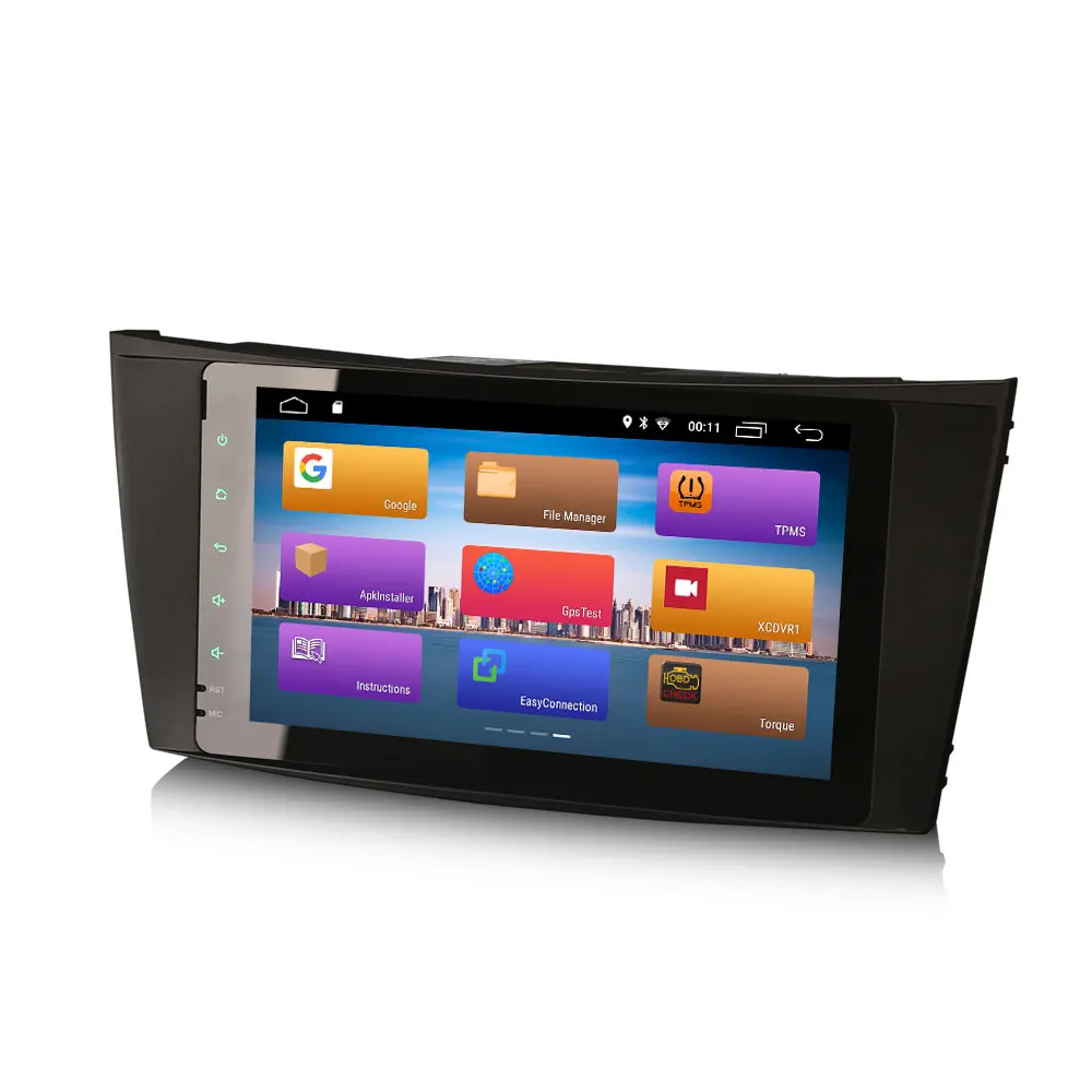 Best 8" Android 9.0 Pie OS Car Multimedia Navigation GPS Radio for Mercedes-Benz E-Class W211 2002-2009 & G-Class W463 2005-2010 2