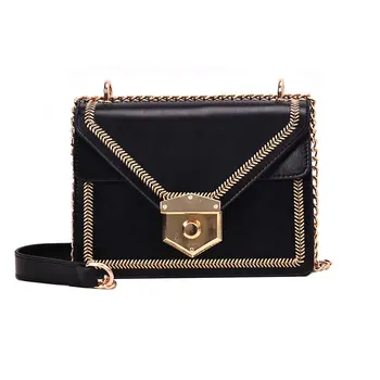 

Baochili Chain-link lady bag 2019 new fashion versatile slung shoulder fashion small square bag