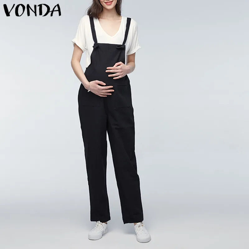 Брюки для беременных VONDA 2021 Комбинезоны женский комбинезон повседневные
