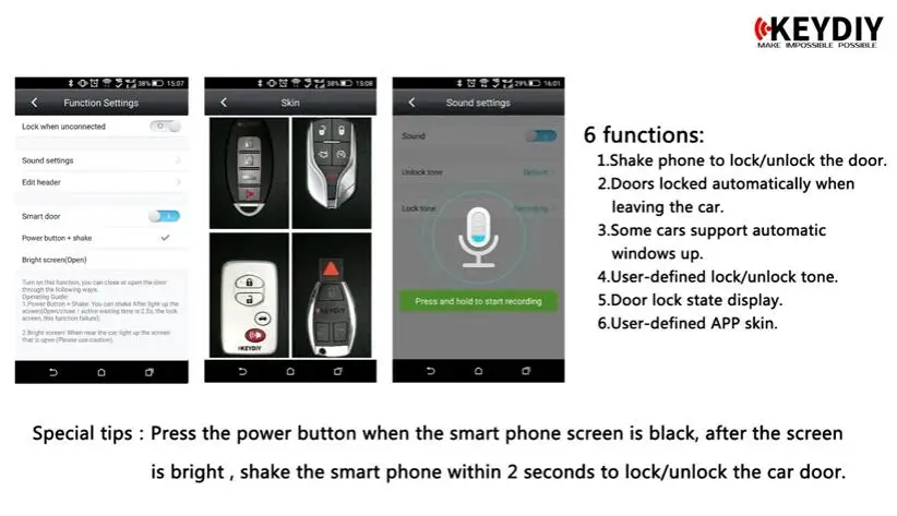 B-OBD KD вход для смартфонов в автомобиль пульты вход замок/разблокировка/багажник KD OBD вход без провода не нужен для ключа смартфона