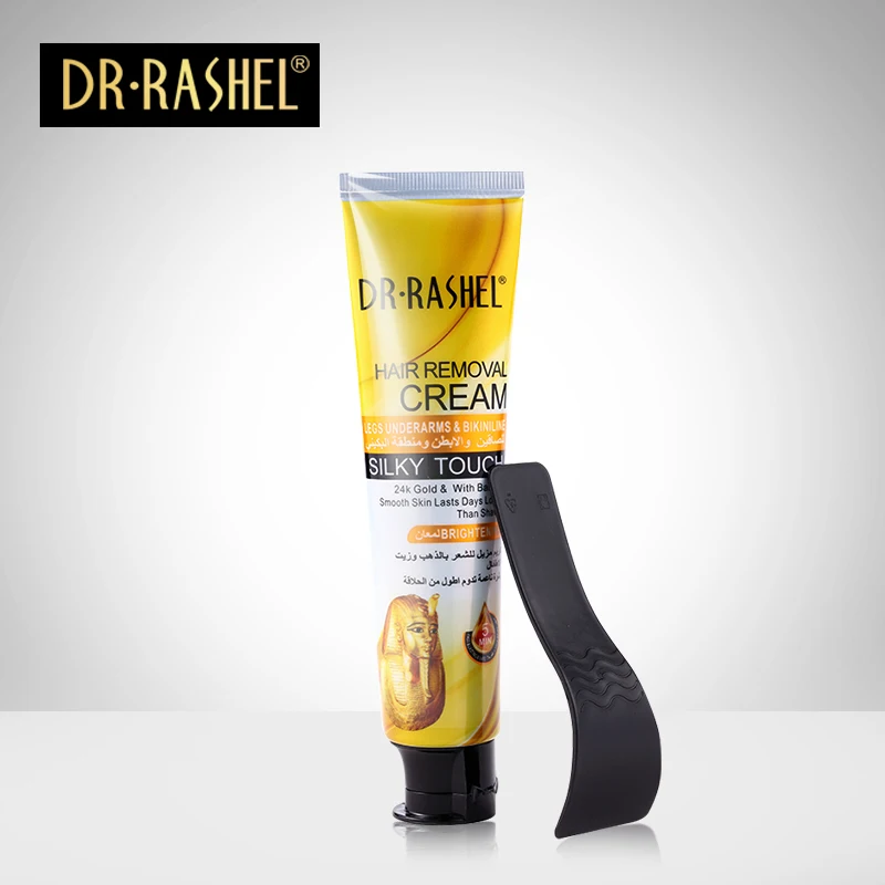 DRRASHEL 24K золотой анти аллергический крем для удаления волос ноги подмышек бикини
