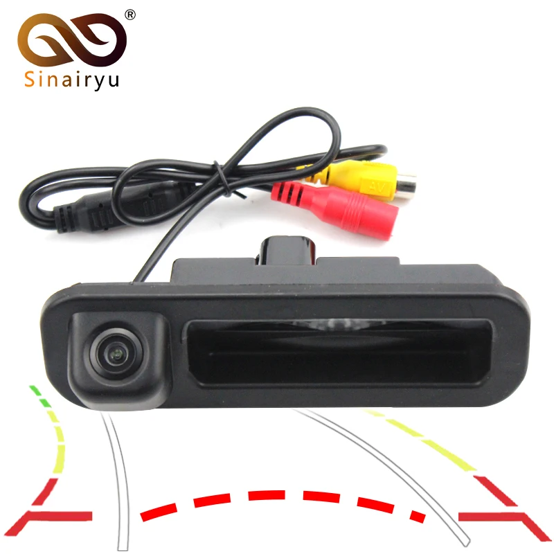 Reversing Trajectory Tracks Special CCD Car Rear View font b Camera b font For Ford Focus