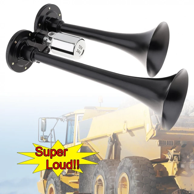 178DB Super Loud Car Horn 12V Four Trumpet Electronically Controlled Vehicle  Car Air Horn for Car Truck Boat Motorcycle - AliExpress