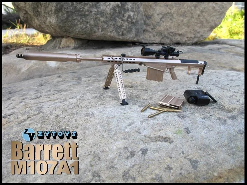 1/6 масштаб Рисунок кукла оружие снайперская винтовка M107A1 пистолет Модель для 1" фигурку куклы аксессуары, только для Рисунок кукла модель игрушки