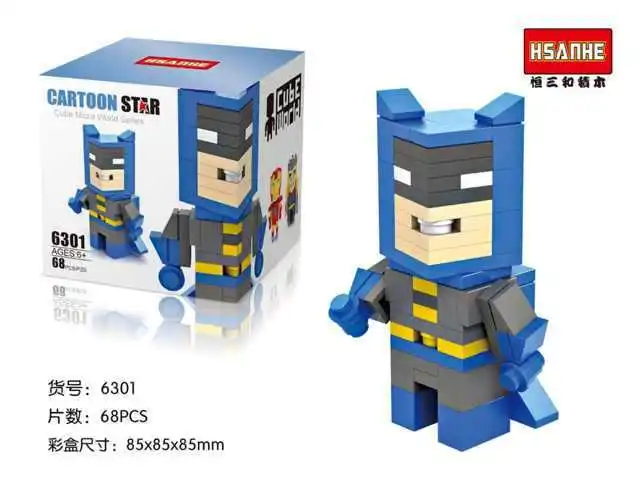 Wholesale HSANHE Blocks Batman Mini Blocks Educati...