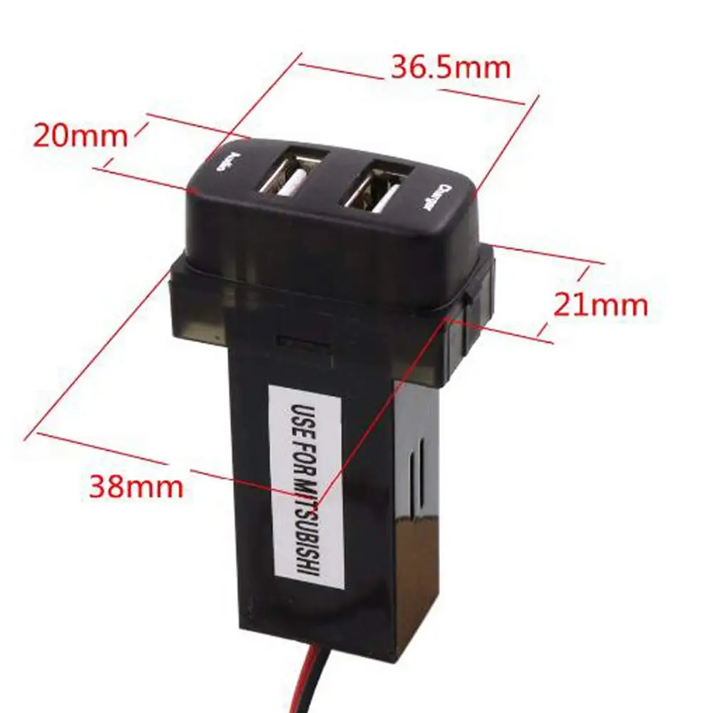 Автомобильное зарядное устройство с USB интерфейсом 5 В 2 1 А разъем аудио входом