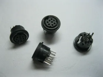 

Mini 8 Pin Circular PCB Mount DIN Connector 100 Pcs Per Lot HOT Sale
