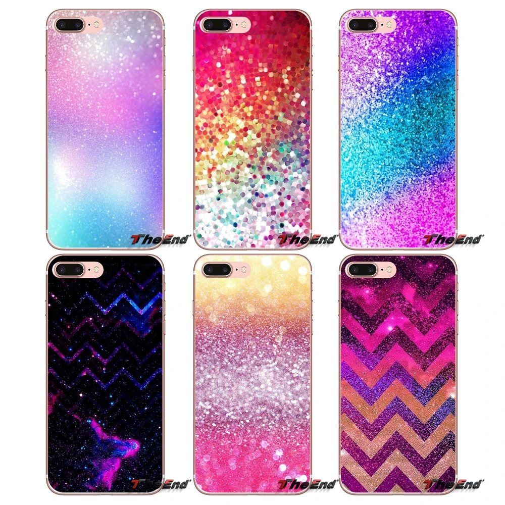 Для Samsung Galaxy S2 S3 S4 S5 MINI S6 S7 edge S8 S9 Plus Note 2 3 4 5 8 Coque Fundas Блестящий Мягкий чехол со