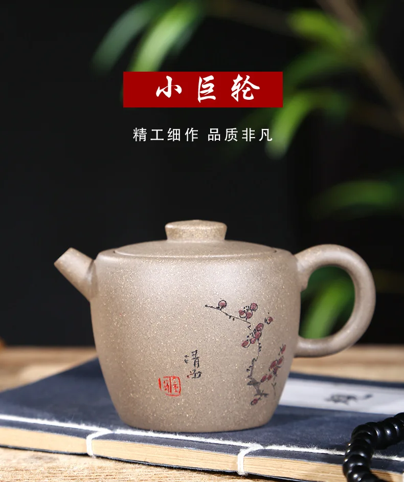 Фиолетовый; песок чайник и Teaware мини-керамический чайник маленькое гигантское колесо мяч ручной фиолетовый; песок горшок один заменитель