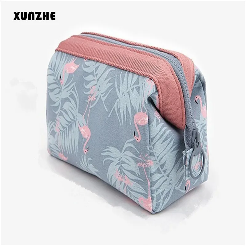 

Flamingo Korean version travel multifunction wash and garbage-bag, portable Multifunctional Storage bag wash bag cosmetic pouch