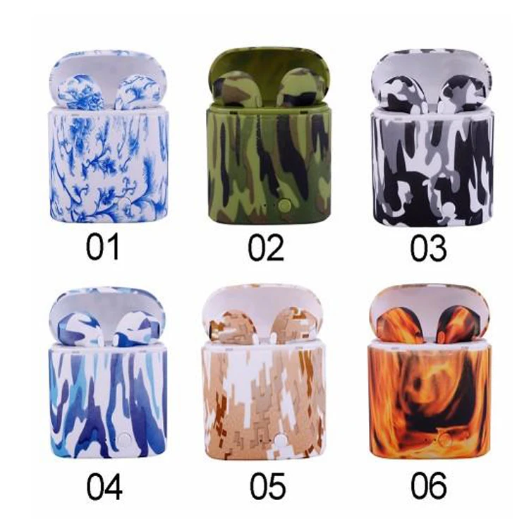 

RGLM i7s TWS Mini Coloured drawing Bluetooth Wireless Earphones Earbuds With Charging Box Sports Headsets For All Smart Mobile