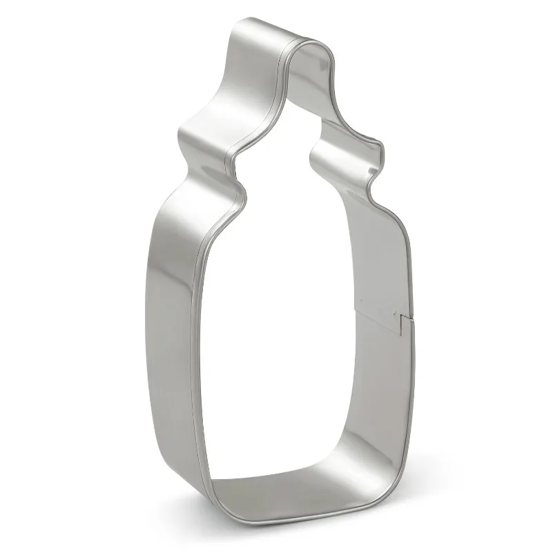 

KENIAO Bottle Cookie Cutter for Baby Shower & Birthday Biscuit / Fondant / Pastry / Sandwiches Cutter - Stainless Steel