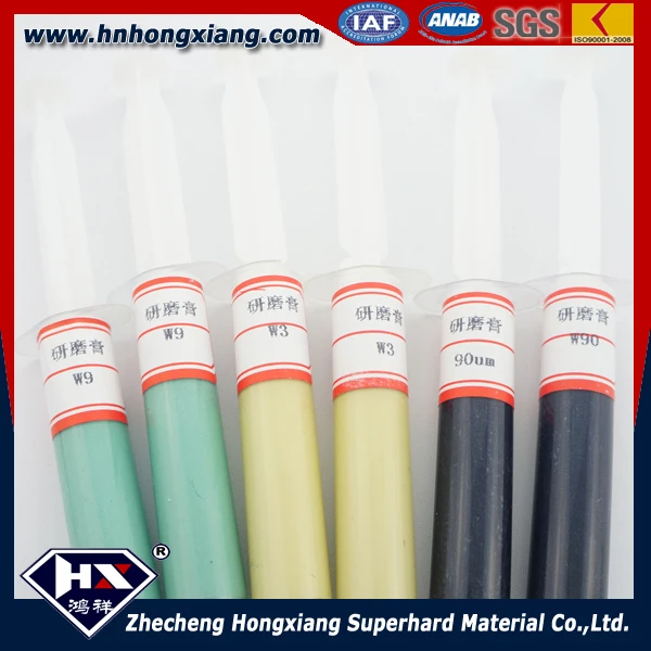 6 pcs 10g Diamond Polishing Lapping Compound Pastes Set 0.25 5.0 Micron