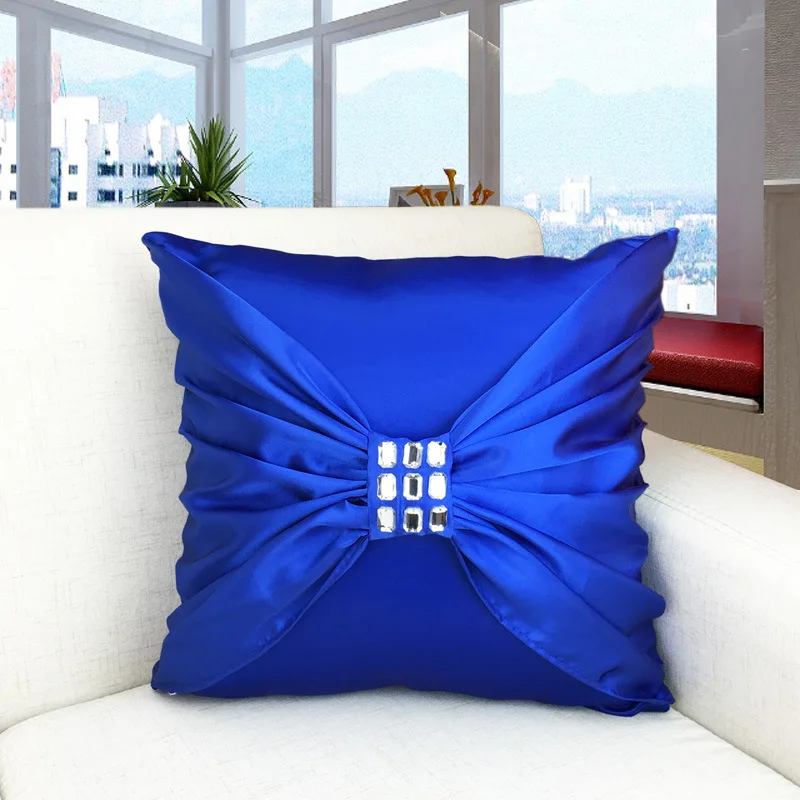 Buy Luxury Pillow cases Diamond Bow Folds Soft