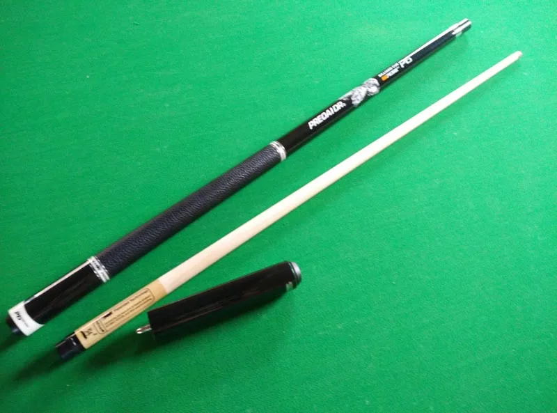 2015 new design Black Snooker cue stick 1/2 Jointed Maple wood with