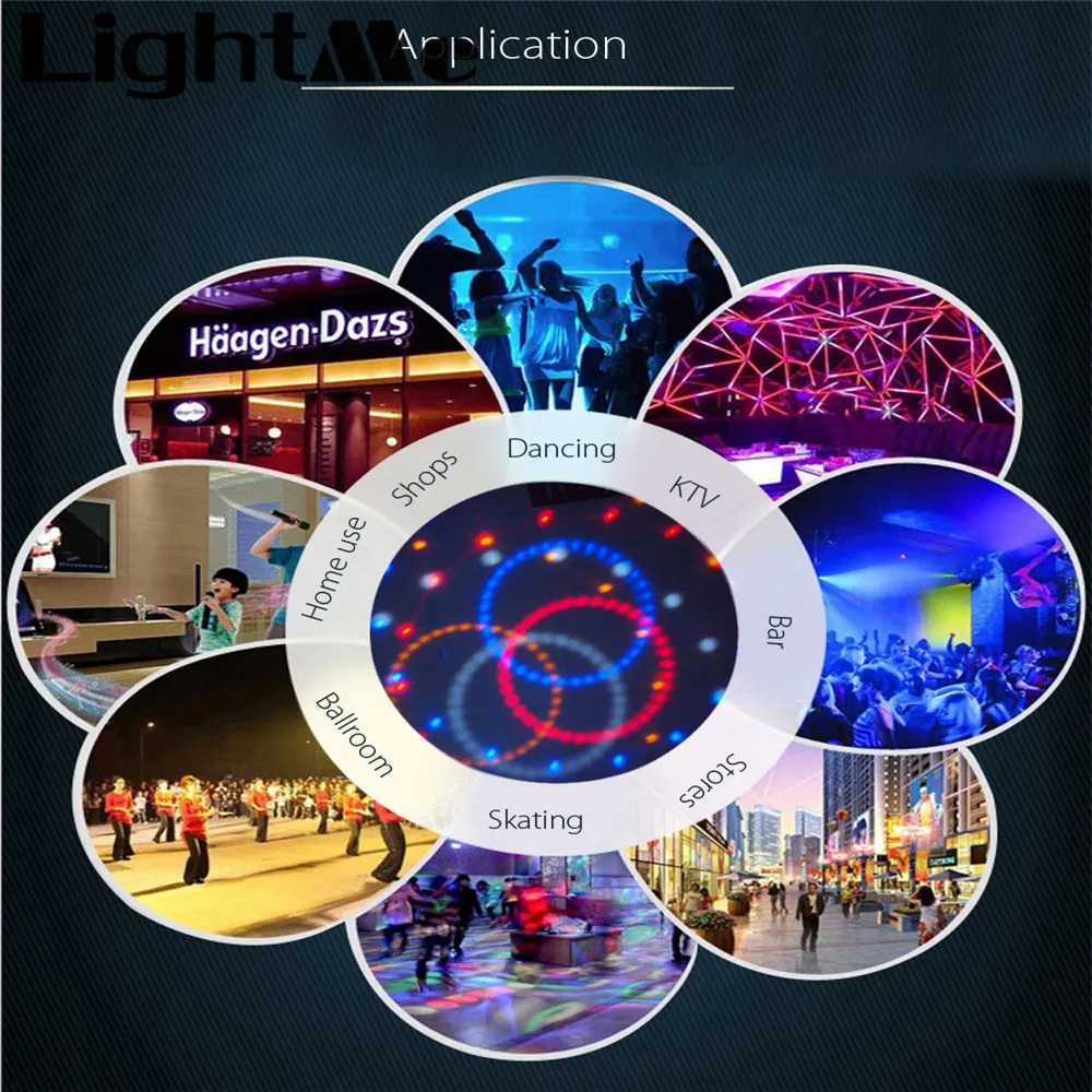 

2016 High Quality Professionnal 54 x 1W RGBW LED Pinspot DMX512 Stage Lighting with EU US Plug AC 110 - 220V LED Stage Light