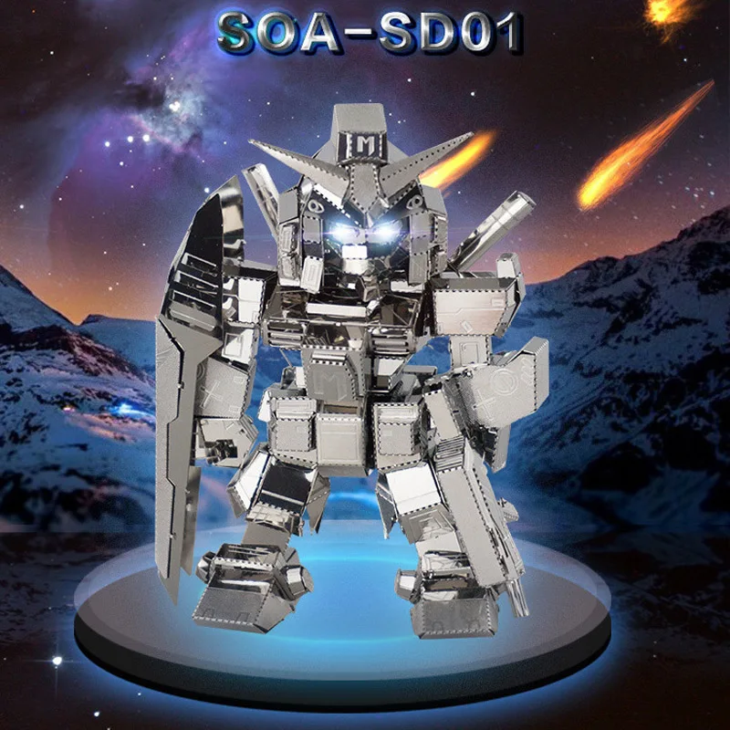 Металлический 3D пазл MU Obsidian Arms SD Robot SOA SD01 DIY 2017 лазерная вырезка сборка