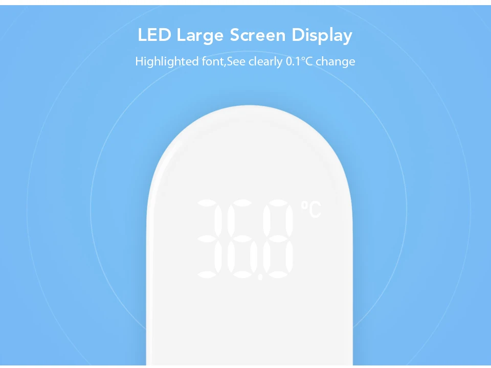 Xiaomi Mijia iHealth термометр светодиодный Бесконтактный цифровой инфракрасный Лоб термометр для тела для детей и взрослых 2