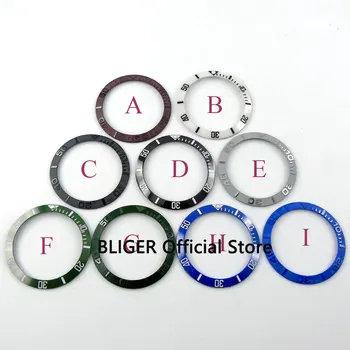 

Ceramic bezel Multi-color 38mm insert fit 40mm watch case SUB Automatic men's watch made by BLIGER factory BBteam1