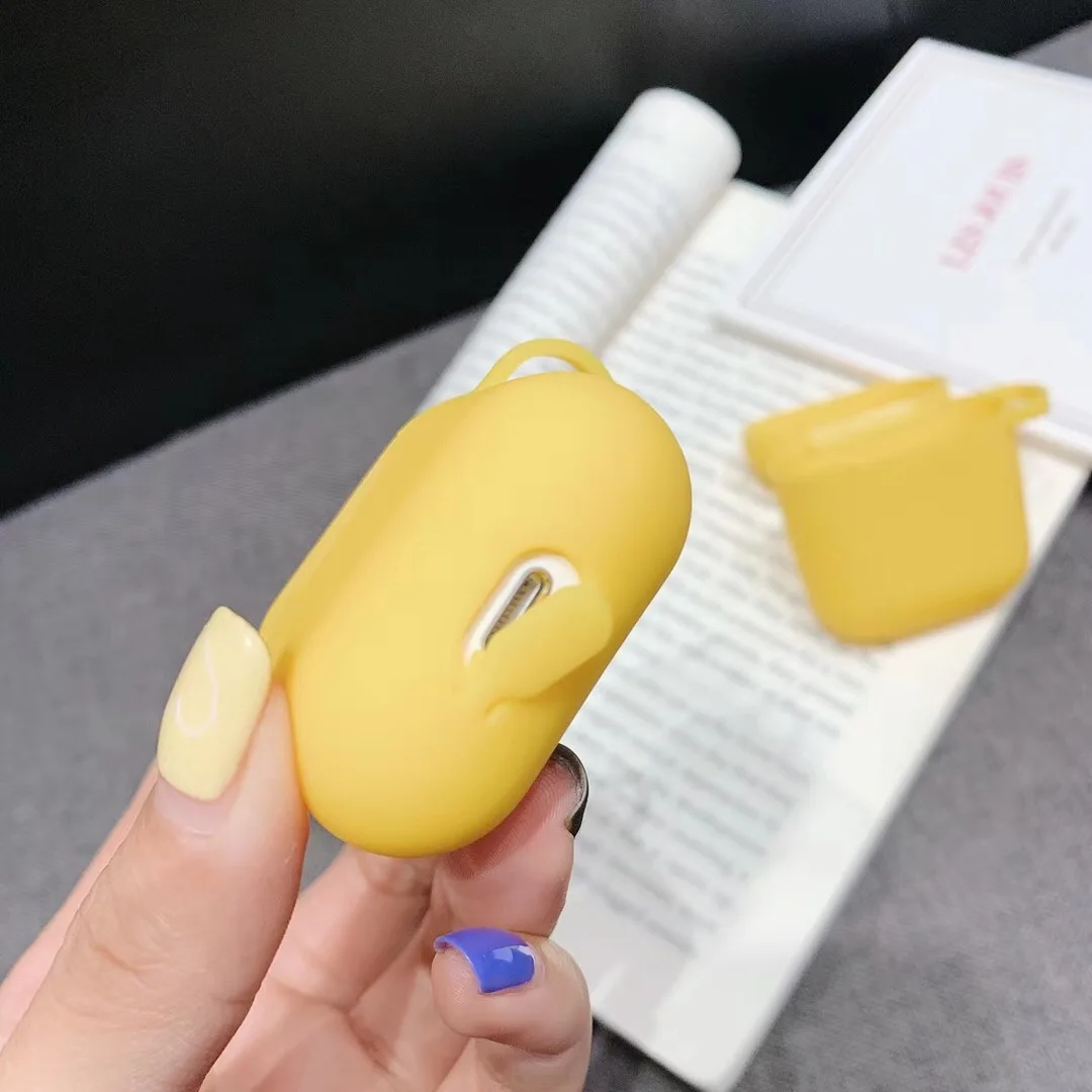 Роскошный чехол для наушников Bluetooth Apple Airpods беспроводной s Силиконовая защита Air