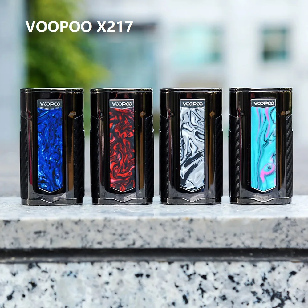 Comprar Nuevo Original VOOPOO X217 TC caja Mod 217W cigarrillo electrónico Vape GENE FAN Chip TFT IPS HD pantalla del arrastre 2 Shogun Luxe Mod