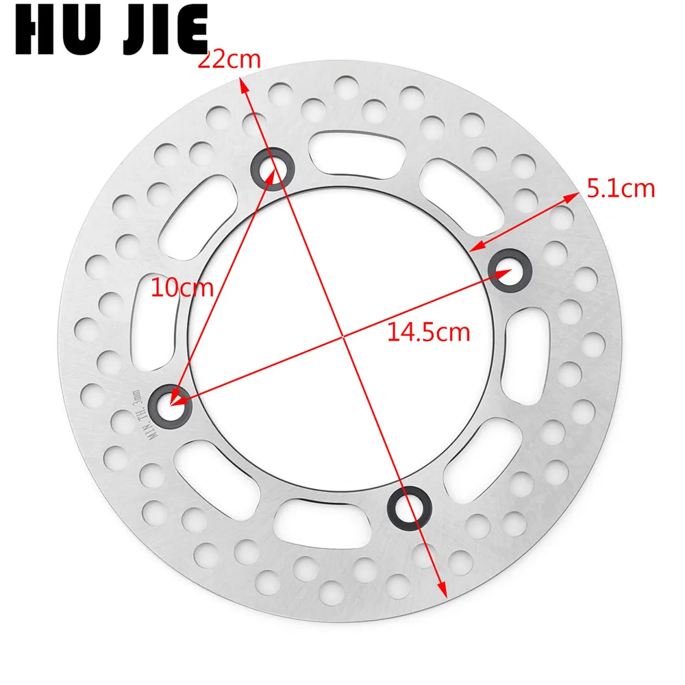 Мотоцикл задний тормозной ротор дискового тормоза для Suzuki DR250 1990-1995 DR350 1994-1995 TS125 1990-1996 TS200 1989-1994