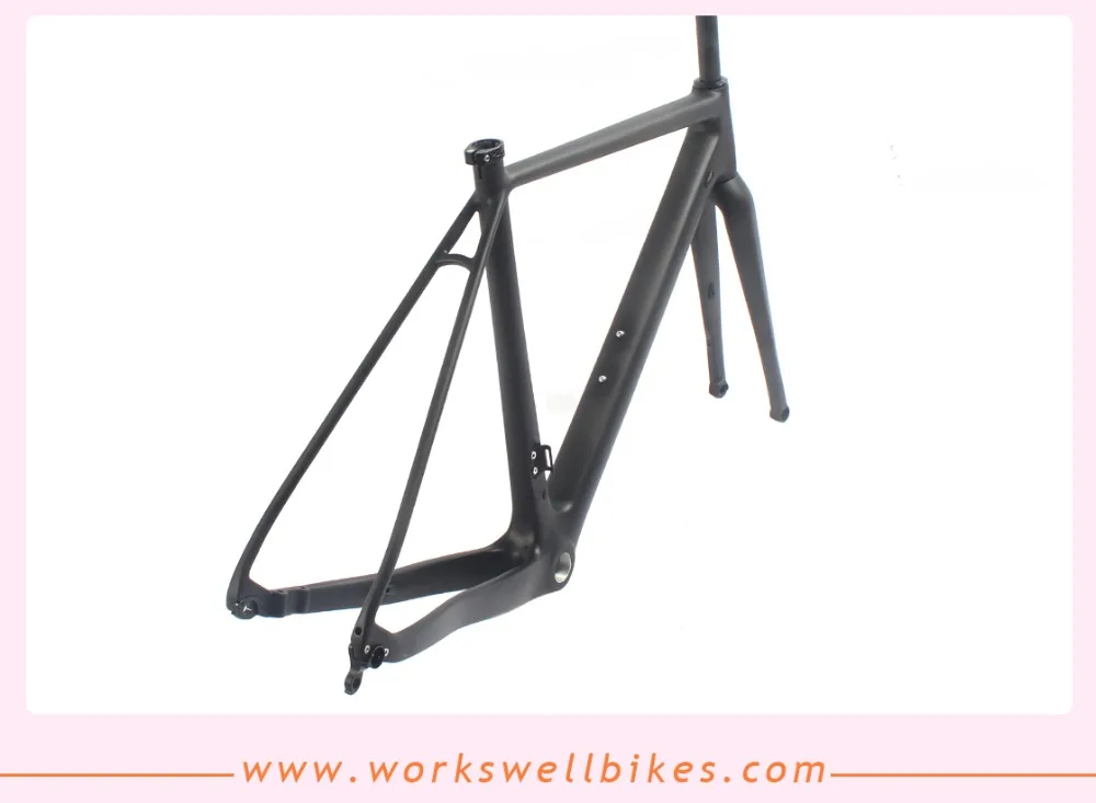 Top Carbon Cyclocross Frame Disc Brake Carbon Frame Cyclocross BSA/BB30/PF30 OEM Paint Bicycle Frames Size 51-57cm 2016 EMS ship 5