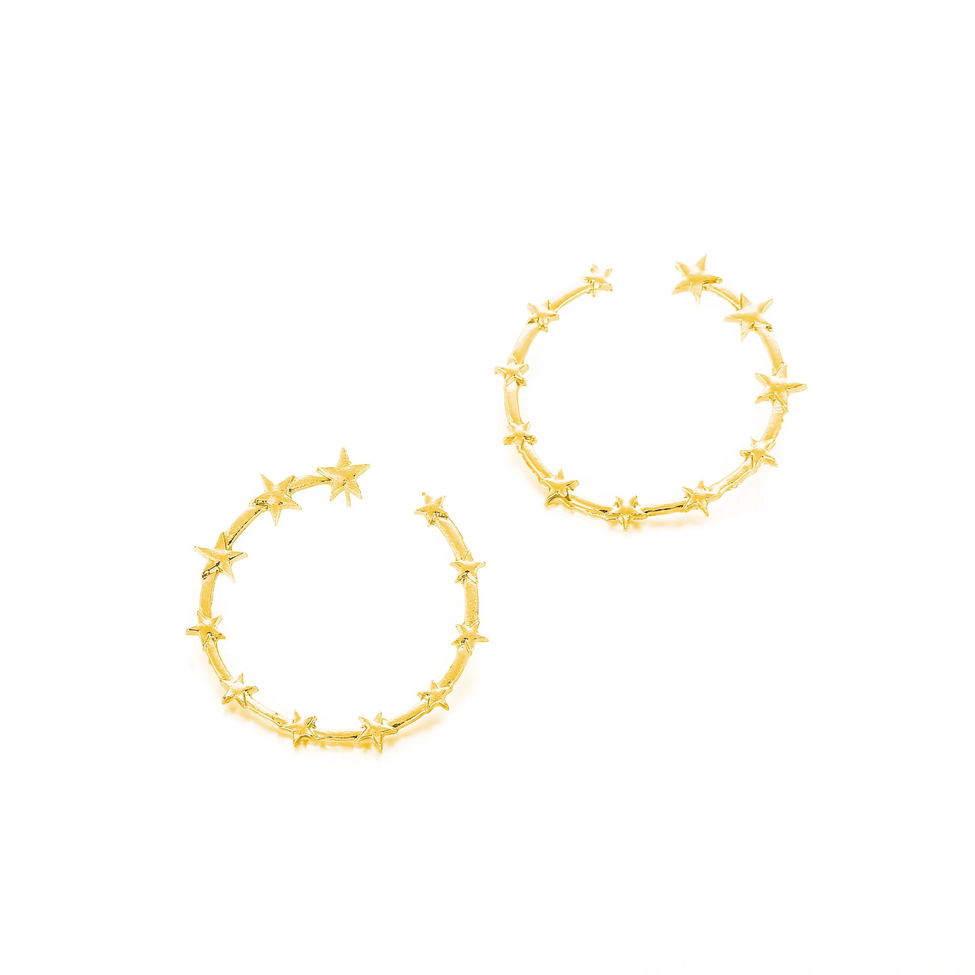 CKW, креативные серьги-кольца в стиле панк с пентаграммой, цинковый сплав, металл, геометрические золотые, серебряные серьги-кольца для женщин