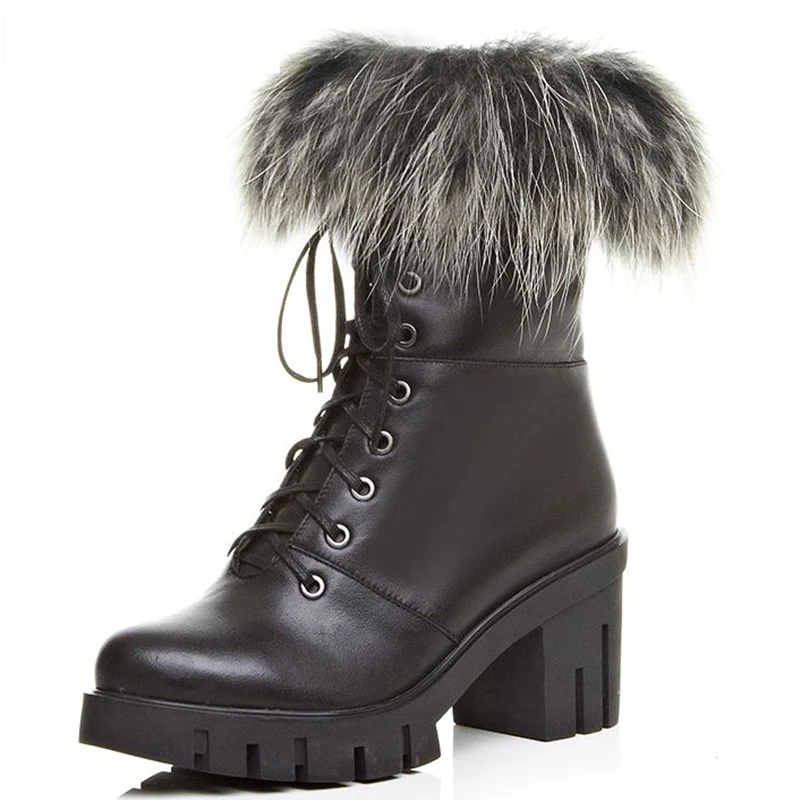 women real leather ankle boots new arrival elegant high-end atmosphere simple knots short shoes popular hoof heels | Обувь