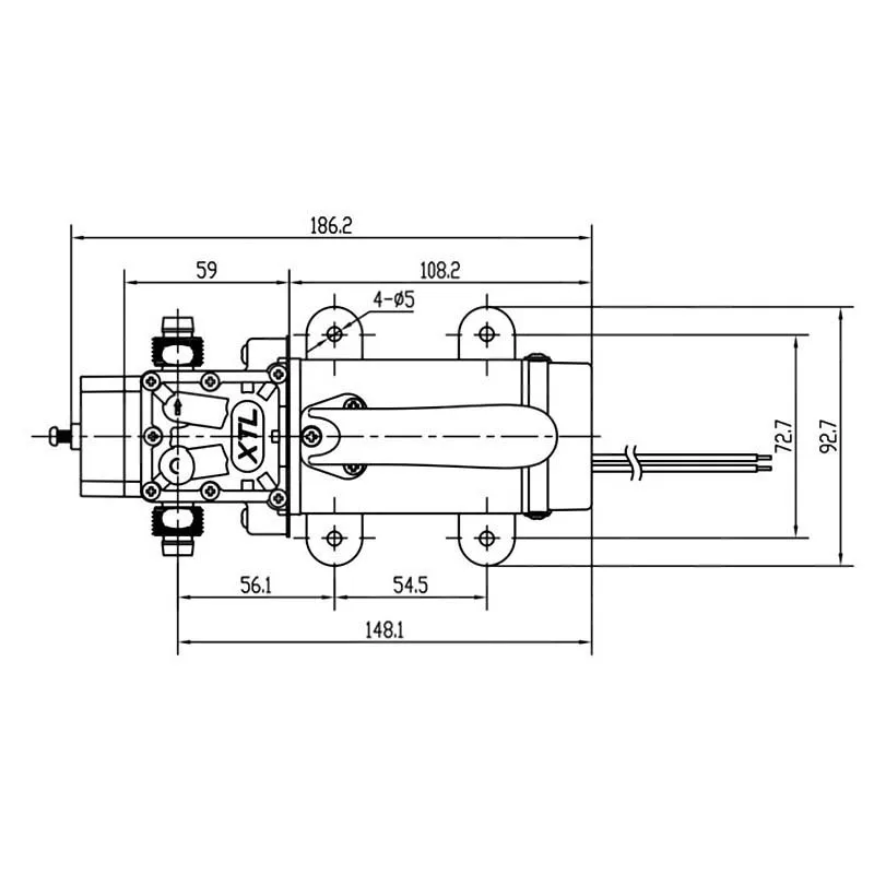 Электрический 12V 120W 130Psi 10L/мин водяная пленка высокого Давление самовсасывающий насос автоматический переключатель возврата насос для сада