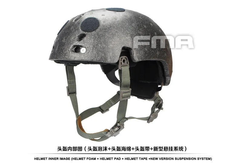 

FMA Helmet Suspension System + Senior Memory Sponge + Helmet Foam TB1050-FG