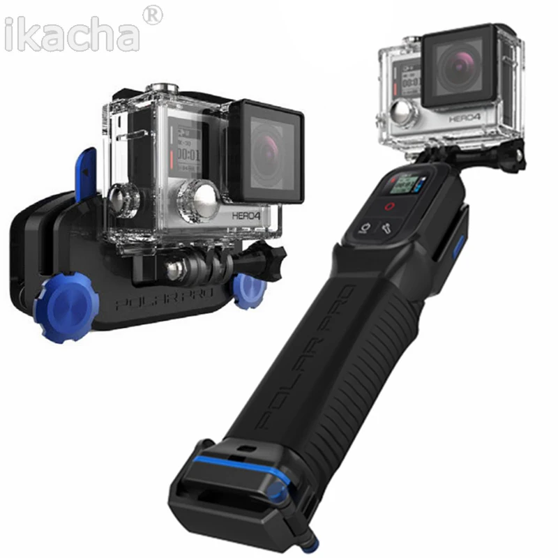 

2 in 1 Gopro Waterproof Diving Extendable Floating Handgrip Monopod + Backpack Buckle Remote Clip for GoPro 5 4 3 3+ 2 SJ4000
