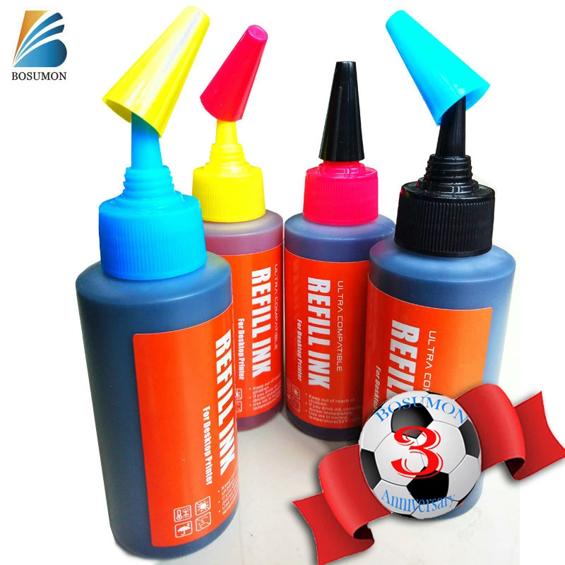 4 Bottle Universal 100ml Refill Ink For Brother printer ink Cartridge