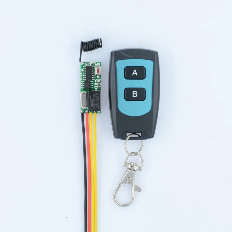 

RF Remote Control Switch System Mini Small Volume DC3-5V Receiver 315/433MHZ Waterproof Transmitter Micro 3v 5v Relay