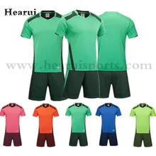 2016 2017 New Men’s Soccer Jerseys Blank Training Sets Soccer Uniform Plain Football Suits Customize Logo Name For Adult