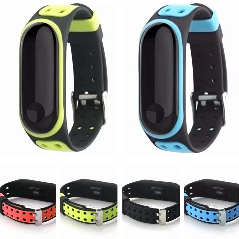 Ремешок спортивный для Xiaomi Mi Band 3 мягкий силиконовый браслет смарт-часов xiaomi mi band |