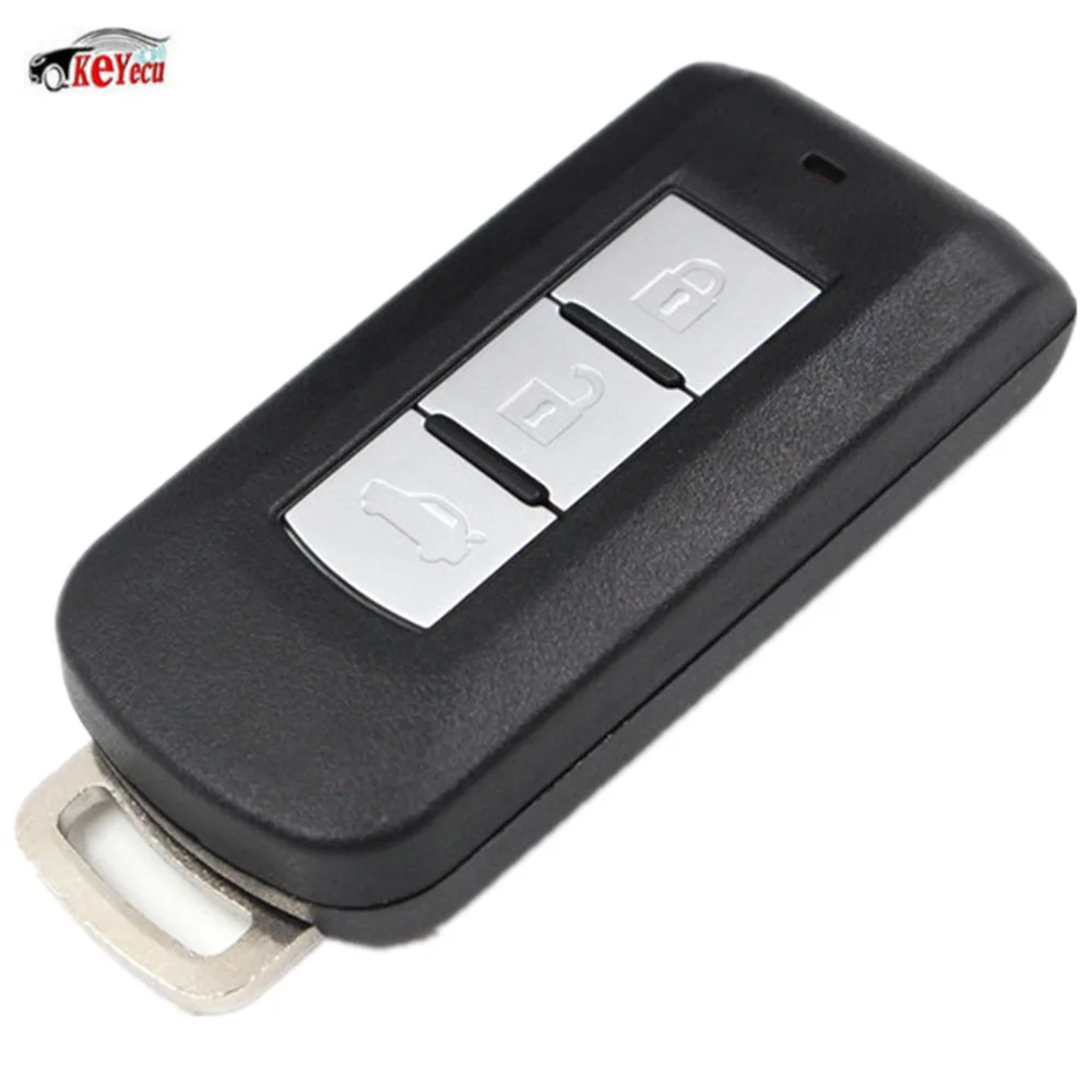 KEYECU 2 шт./лот 3 кнопки умный дистанционный брелок 433 МГц FSK PCF7952 чип для Mitsubishi Lancer Outlander ASX 2008