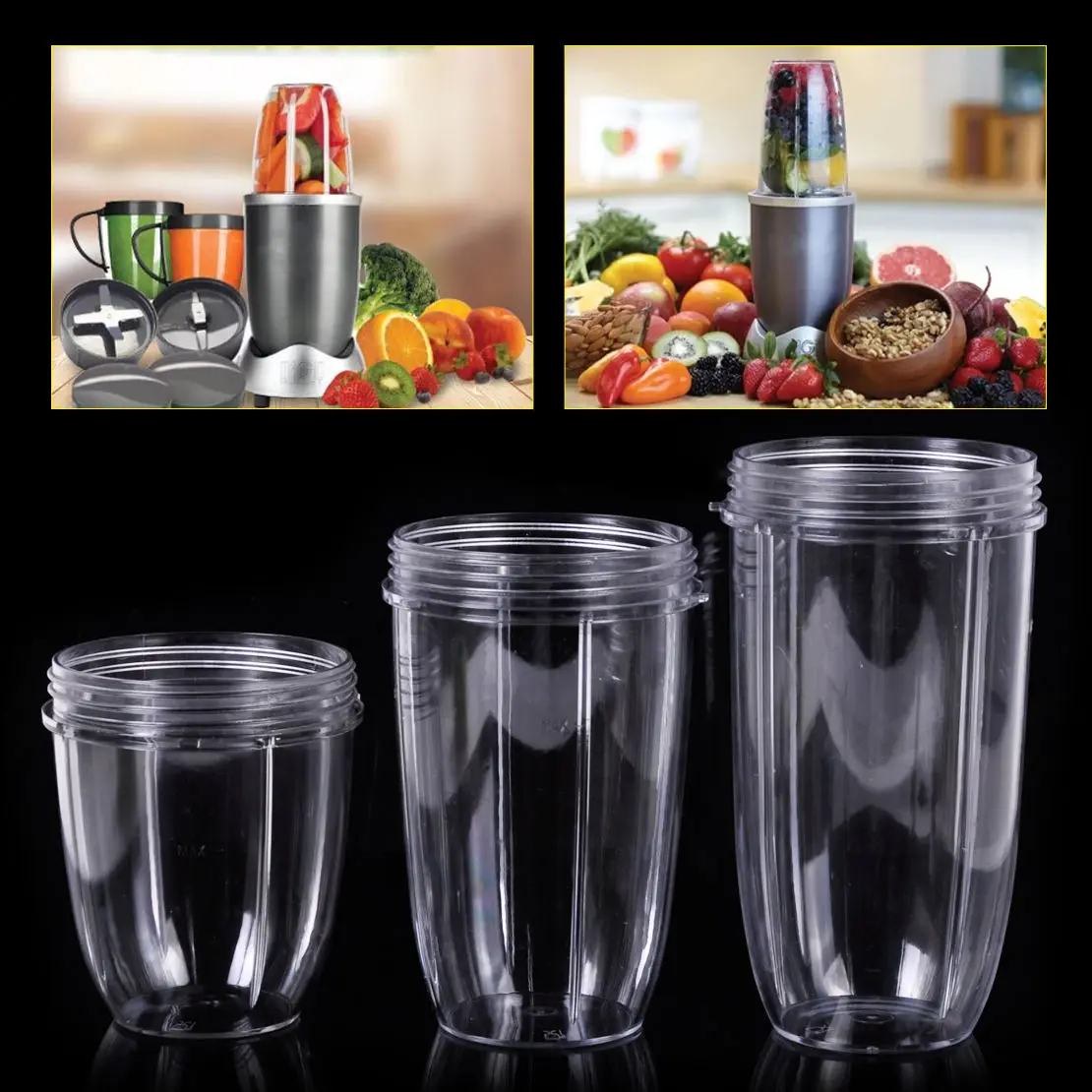 Соковыжималка кружка прозрачная Замена для NutriBullet соковыжималка Nutri Bullet 18/24/32OZ 2018