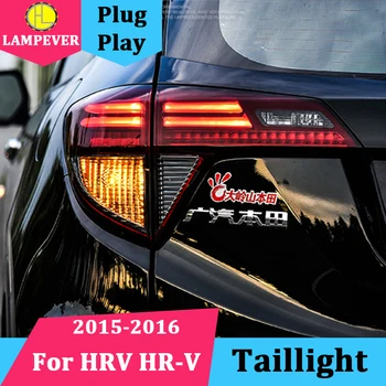 

HLC Car Styling for Honda HRV Tail Lights 2014-2016 Vezel LED Tail Light Aurion Rear Lamp DRL+Brake+Park+Signal